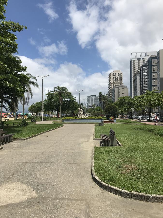 Frente à praia Santos (Sao Paulo) Exterior foto