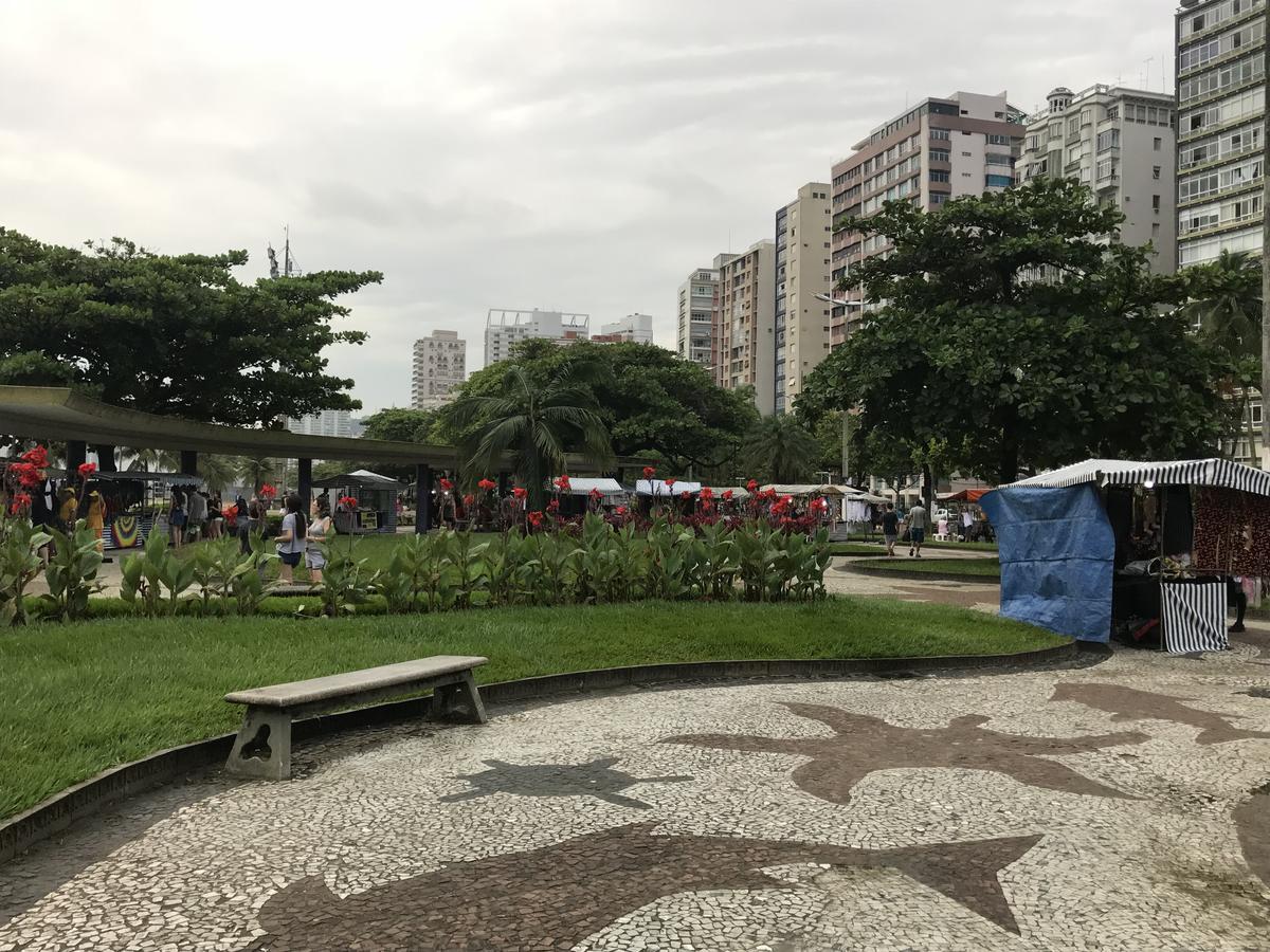 Frente à praia Santos (Sao Paulo) Exterior foto